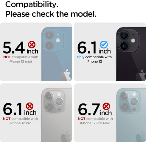 Spigen iPhone 12 Camera Lens Protector GLAStR Optik